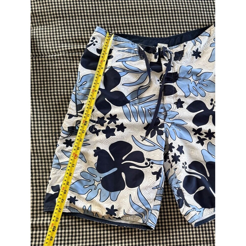 Kirra Vintage Men's Blue Floral Swim Board Shorts size 33 - Picture 6 of 11